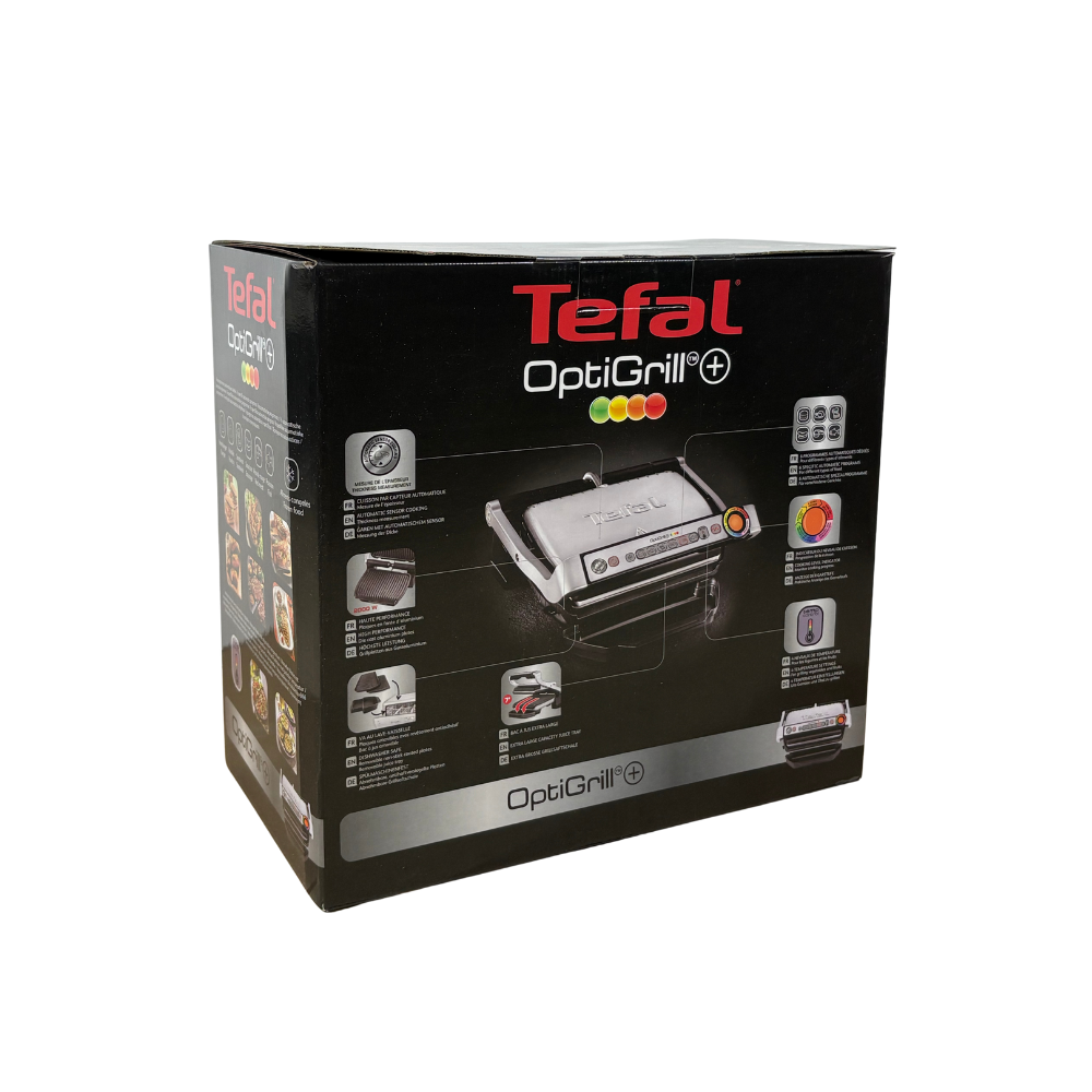 Tefal OptiGrill+ GC712D Kontaktgrill - Antihaft, 2000W, für 2-4 Personen