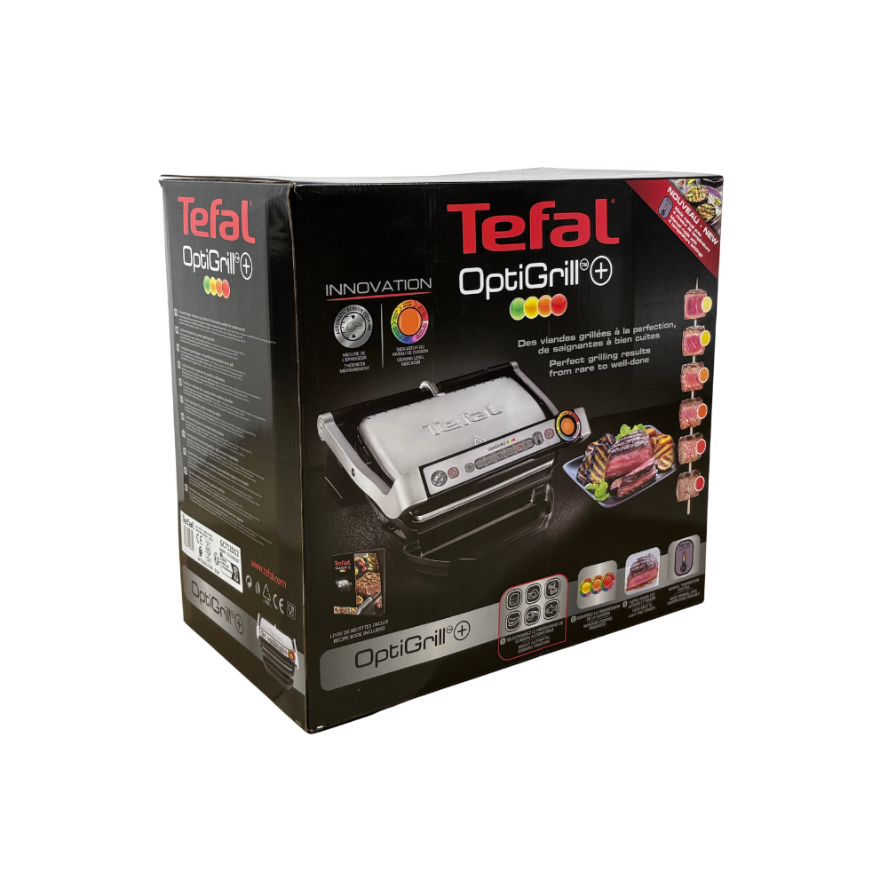 Tefal OptiGrill+ GC712D Kontaktgrill - Antihaft, 2000W, für 2-4 Personen