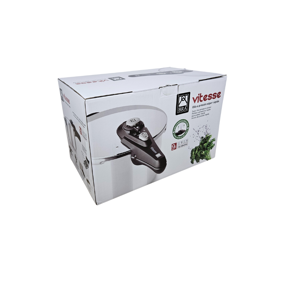 BRA Vitesse | 9-Liter-Express-Topf aus Edelstahl 18/10