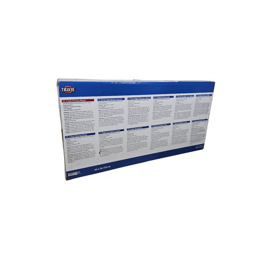 Trixie 3-Fach Teleskop Rampe - Schwarz/Grau