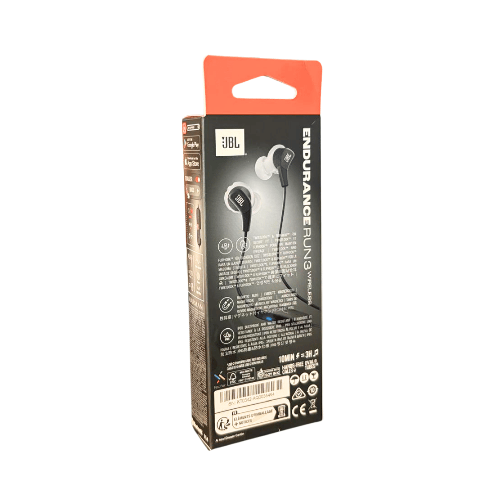 JBL Endurance Run 3 Wireless Sport Kopfhörer - schwarz-grau