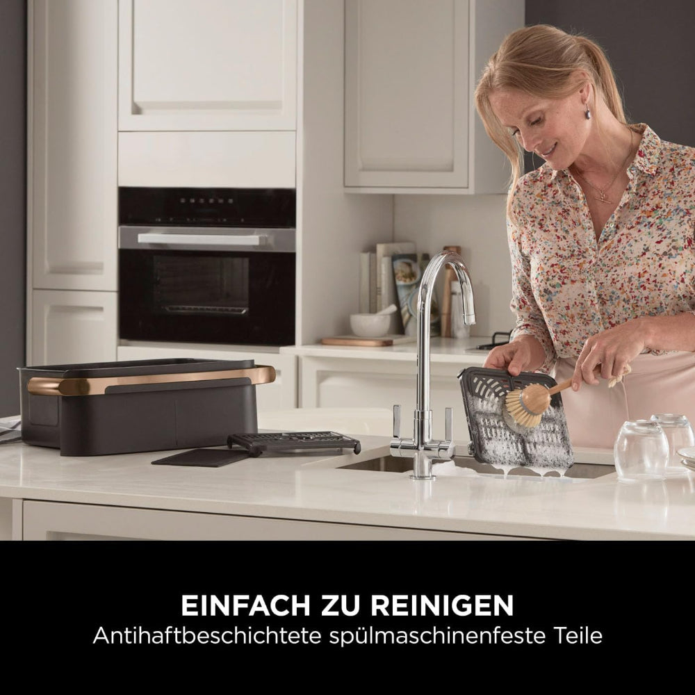 Ninja AF500EUCP Heißluftfritteuse Dual Zone Airfryer