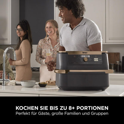 Ninja AF500EUCP Heißluftfritteuse Dual Zone Airfryer