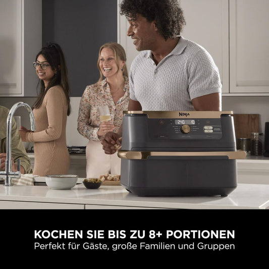 Ninja AF500EUCP Heißluftfritteuse Dual Zone Airfryer