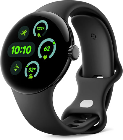 Google Pixel Watch 3 41mm 4G Matte Black Sportarmband Obsidian