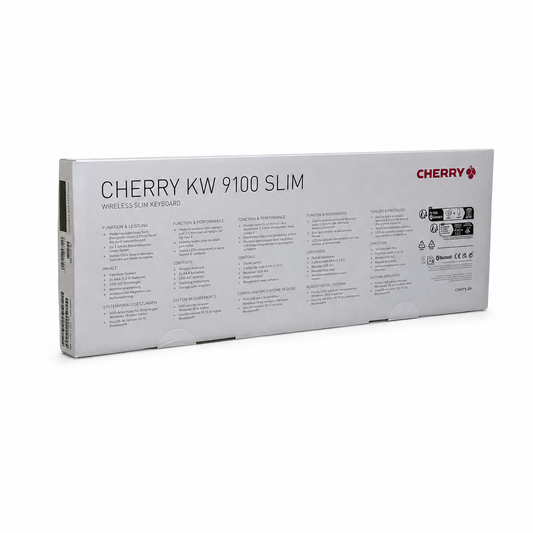 CHERRY KW 9100 Slim Kabellose Tastatur - QWERTZ, Schwarz-Grau