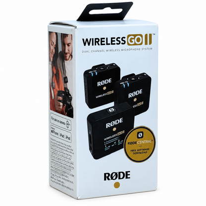 RØDE Wireless GO II Zweikanal-Mikrofonsystem - Schwarz
