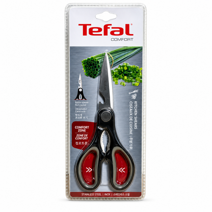 Tefal K2214114 Küchenschere aus rostfreiem Edelstahl, 15cm lang