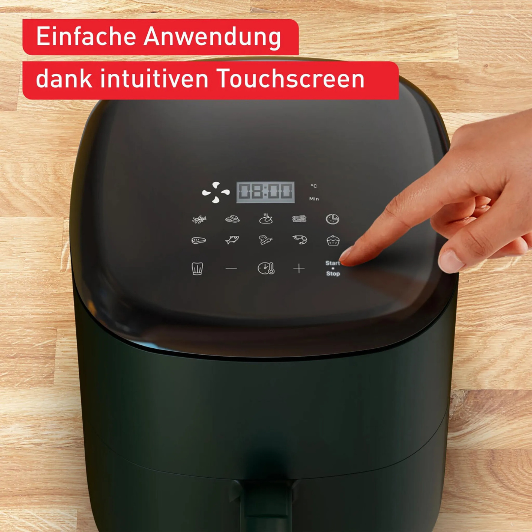 Tefal EY2453 Easy Fry Max Heißluftfritteuse 1500W 5Liter - Dunkelgrün