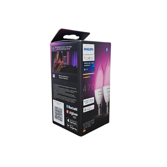 Philips Hue LED Lampe E14 2er Set - 5,3W/320lm