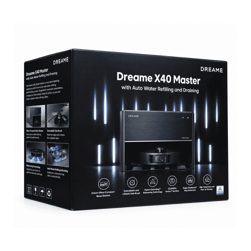 Dreame X40 Master Staubsauger Roboter - Schwarz