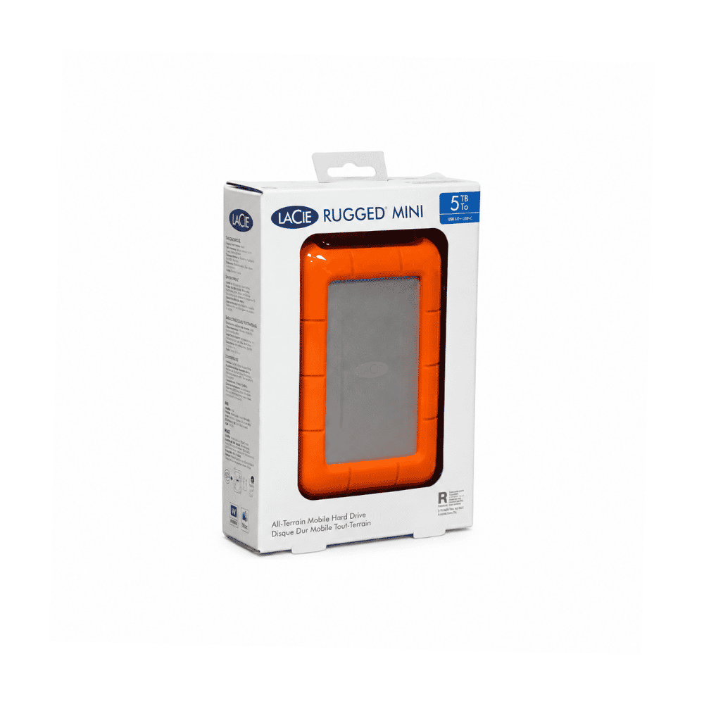 LaCie Rugged Mini USB 3.0 5TB externe Festplatte - Orange