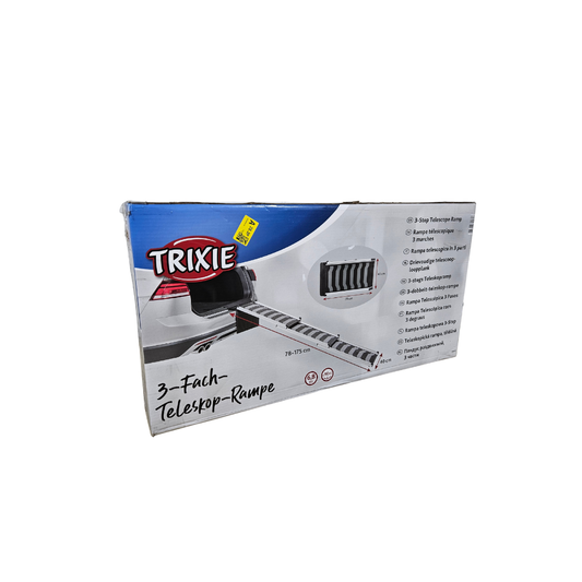 Trixie 3-Fach Teleskop Rampe - Schwarz/Grau
