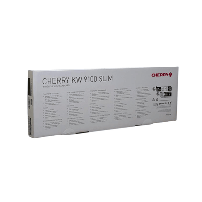 CHERRY KW 9100 Slim Kabellose Tastatur - QWERTZ, Schwarz-Grau