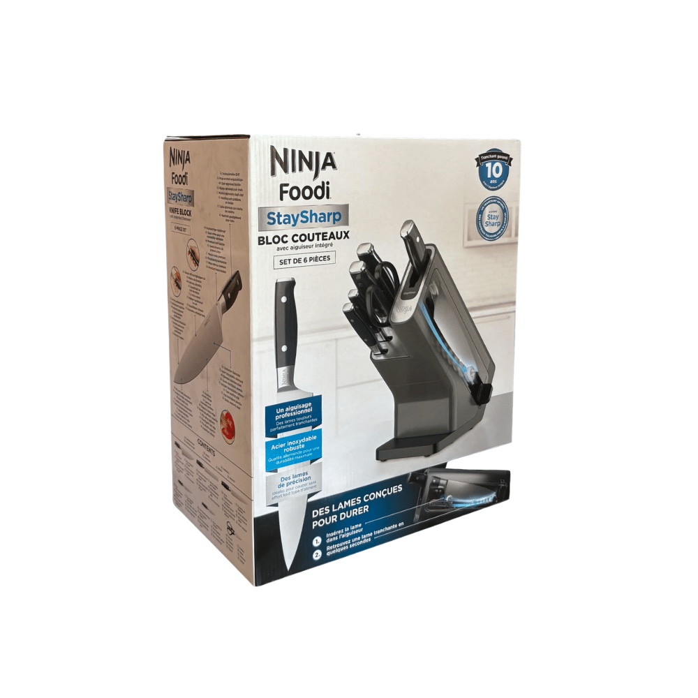 Ninja Foodi StaySharp-Messerblock 6-teilig - silber/schwarz
