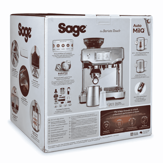 Sage the Barista Touch Siebträgermaschine - Black Truffle